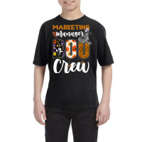 Marketing Manager Boo Crew Halloween Matching Marketer Youth Tee | Artistshot