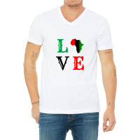 Black History Month 2022 Africa Women Men Boys Girls Love V-neck Tee | Artistshot