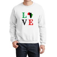 Black History Month 2022 Africa Women Men Boys Girls Love Crewneck Sweatshirt | Artistshot