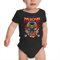 Ultra Marine Metal, Ultra Marine Metal Vintage, Ultra Marine Metal Art Baby Bodysuit | Artistshot