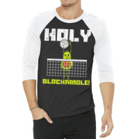 Holy Blockamole Avocado Volleyball Player Blocker Men Women 3/4 Sleeve Shirt | Artistshot