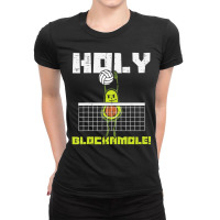 Holy Blockamole Avocado Volleyball Player Blocker Men Women Ladies Fitted T-shirt | Artistshot