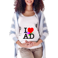 I Heart Ad (andorra) Maternity Scoop Neck T-shirt | Artistshot