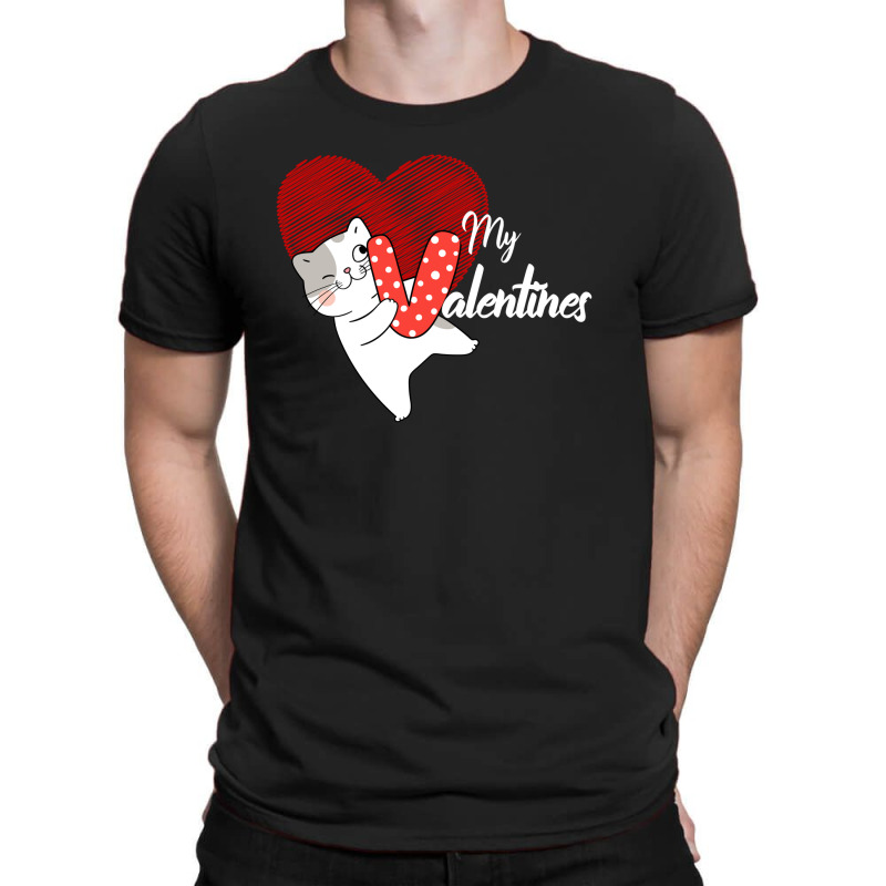 My Cat Is My Valentines T-Shirt by BELLINI | Artistshot