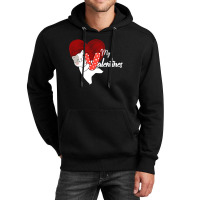 My Cat Is My Valentines Unisex Hoodie | Artistshot