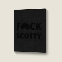 Scotty Portrait Canvas Print | Artistshot