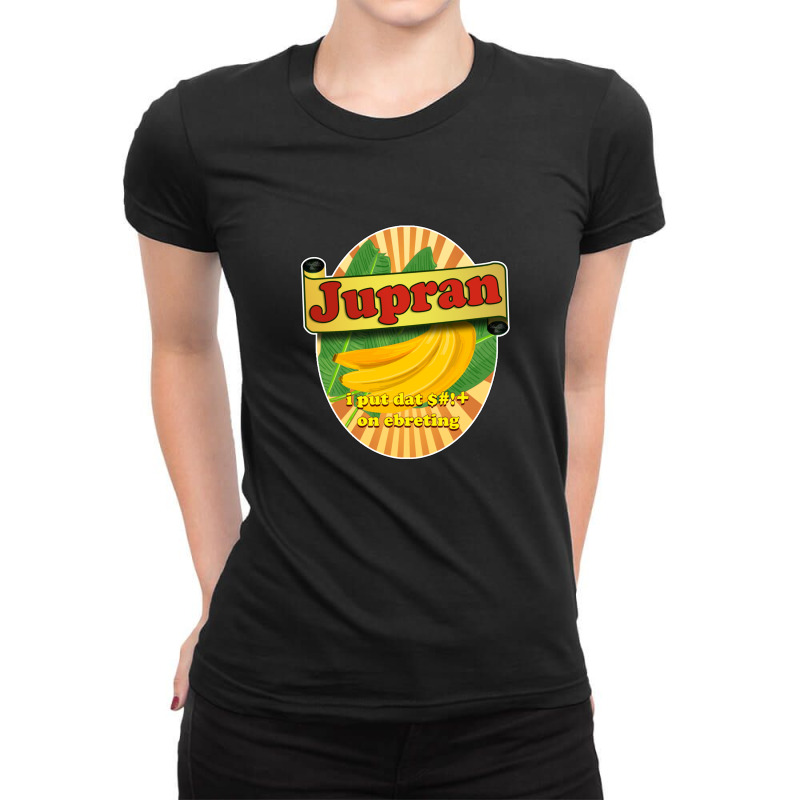 Banana Ketchup Ladies Fitted T-Shirt by WesleyCopenheaver | Artistshot