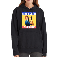 Give Scomo The Albo Vintage Hoodie | Artistshot