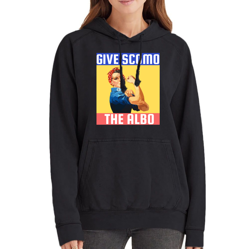 Give Scomo The Albo Vintage Hoodie by cm-arts | Artistshot