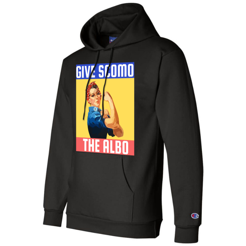 Give Scomo The Albo Champion Hoodie by cm-arts | Artistshot