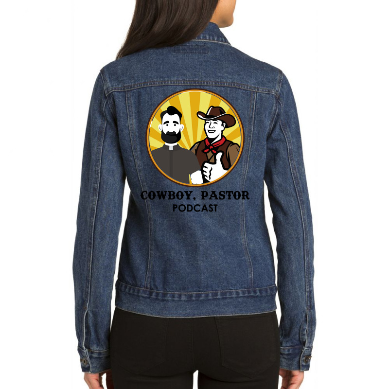 Cowboy, Pastor Podcast Ladies Denim Jacket by oatesorlandoi9eepf | Artistshot