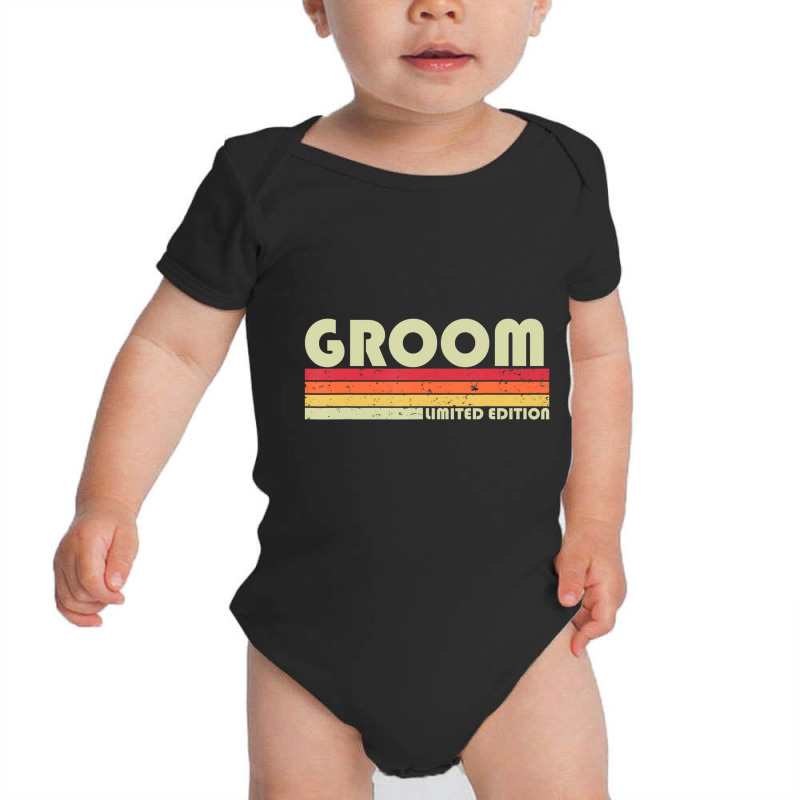 Groom Job Title Profession Birthday Worker Baby Bodysuit by cm-arts | Artistshot