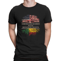 American Raised With Beninese Roots T-shirt | Artistshot