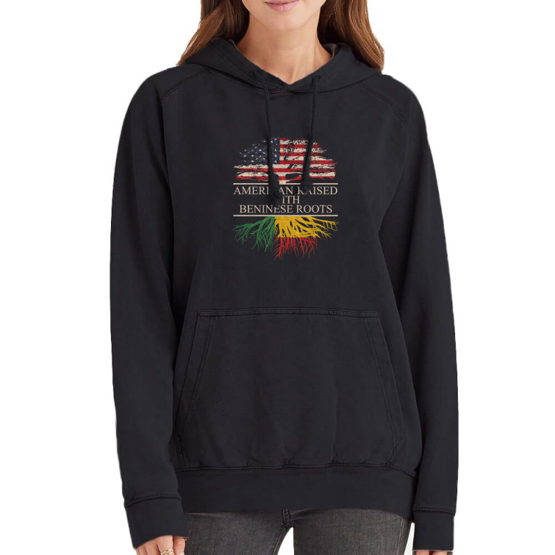 American Raised With Beninese Roots Vintage Hoodie by RichardLopez | Artistshot