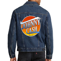 Johnny Ring Of Fire Cash Men Denim Jacket | Artistshot