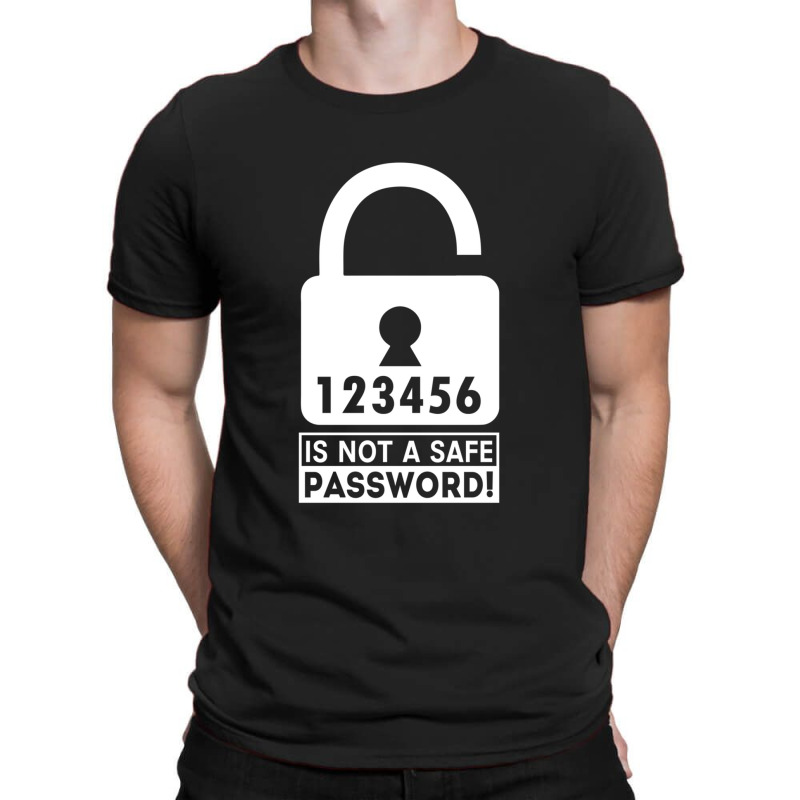 123456 Is Not A Secure Password T-shirt | Artistshot