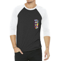 Arcade Machine Pocket 3/4 Sleeve Shirt | Artistshot