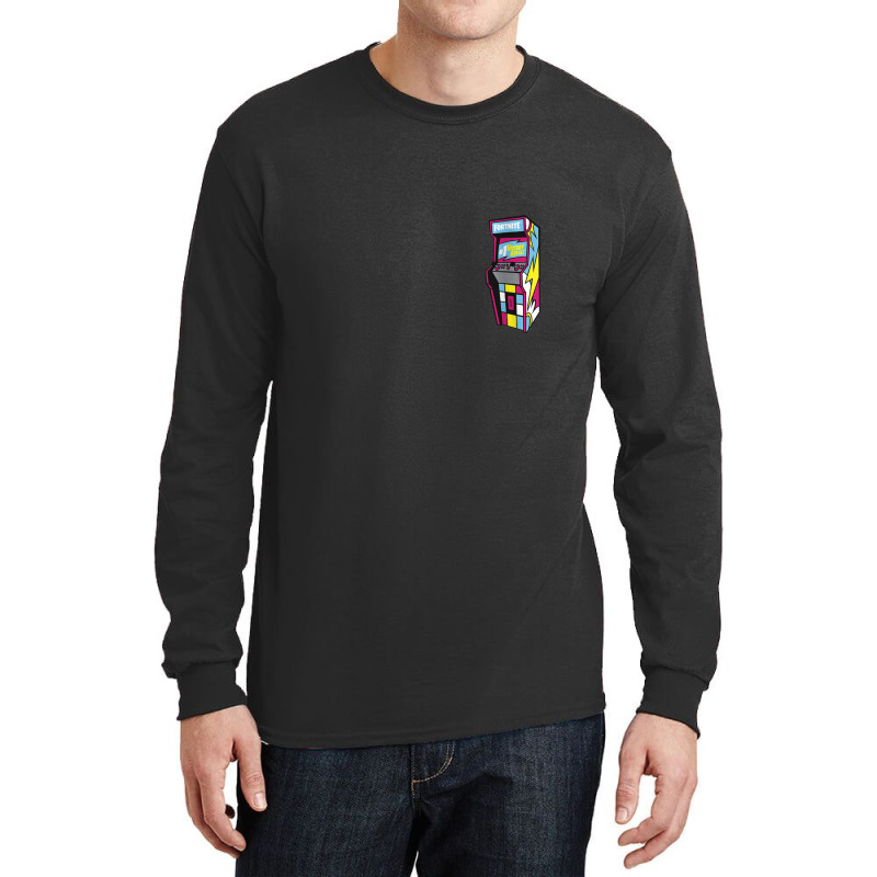 Arcade Machine Pocket Long Sleeve Shirts by PhanBo | Artistshot