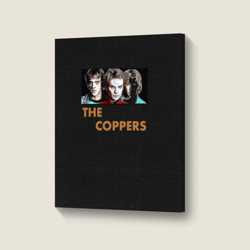 The Coppers - The Police Portrait Canvas Print | Artistshot