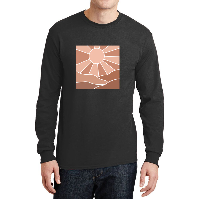 Aesthetic Browny Sun Long Sleeve Shirts | Artistshot