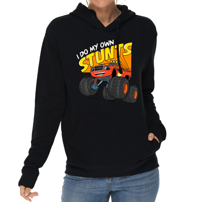 Blaze & The Monster Machines Blaze (i Do My Own Stunts) Lightweight Hoodie | Artistshot