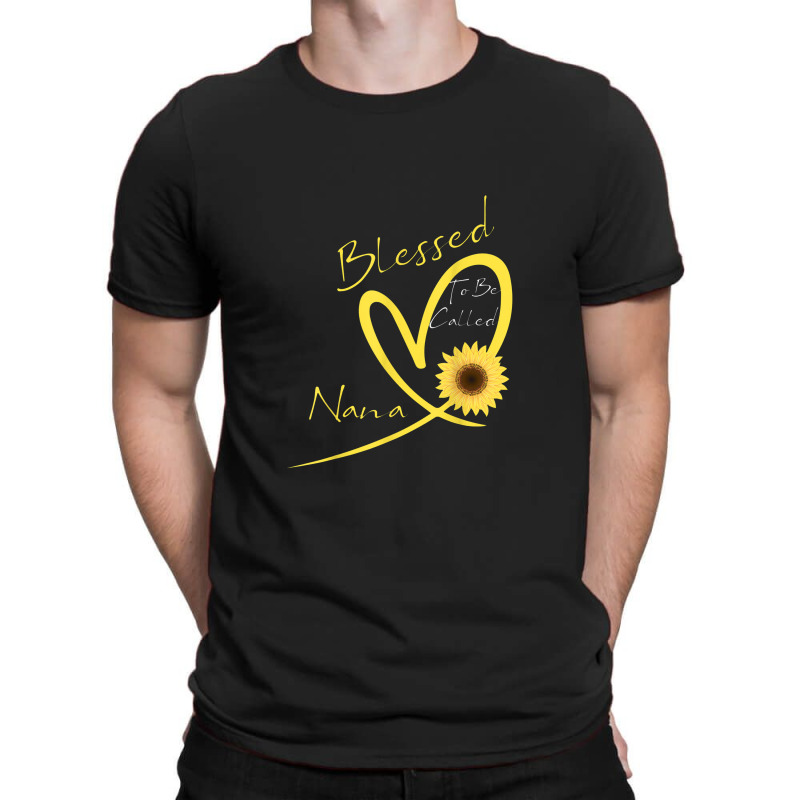 Blessed To Be Called Nana Sunflower Heart T-shirt | Artistshot