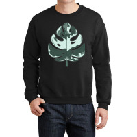 Monstera Deliciosa Albo Crewneck Sweatshirt | Artistshot