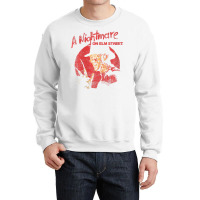 Womens A Nightmare On Elm Street Freddy Circle V-neck Crewneck Sweatshirt | Artistshot