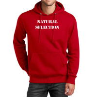 Natural Selection White Unisex Hoodie | Artistshot