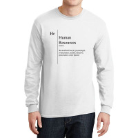 Funny Human Resources Description Human Resources Long Sleeve Shirts | Artistshot