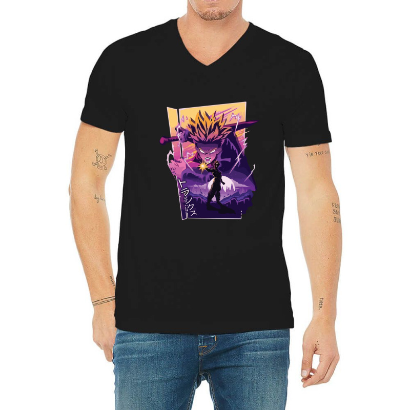 Dbz Trunks V-Neck Tee by RoyceGlenn | Artistshot