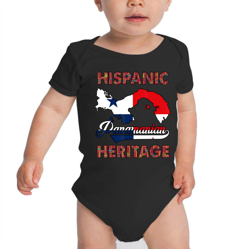 Hispanic Heritage Panama Flag Pride Panamanian Baby Bodysuit by cm-arts | Artistshot