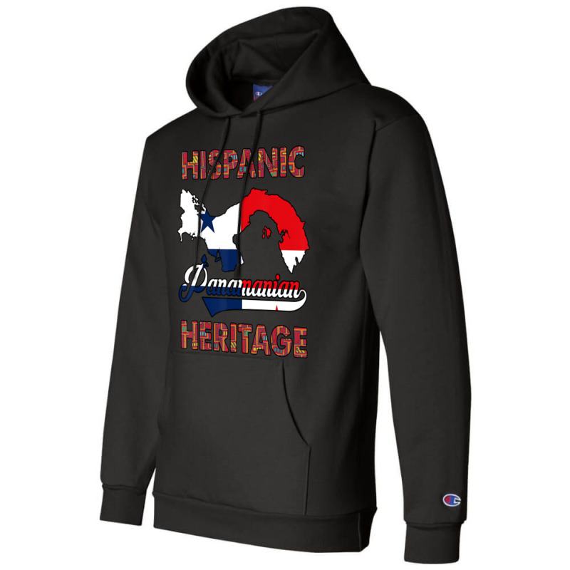 Hispanic Heritage Panama Flag Pride Panamanian Champion Hoodie by cm-arts | Artistshot