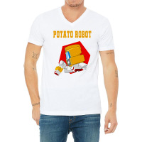 Potato Robot V-neck Tee | Artistshot