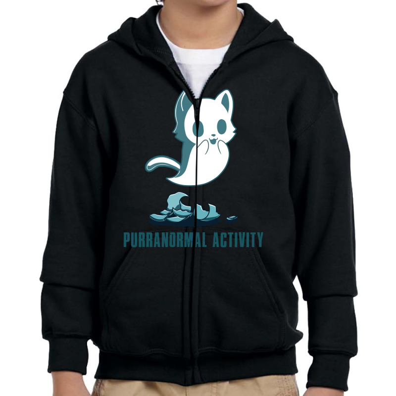 Purranormal Activity Youth Zipper Hoodie | Artistshot