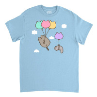 Raninbow Cat Ballon Classic T-shirt | Artistshot