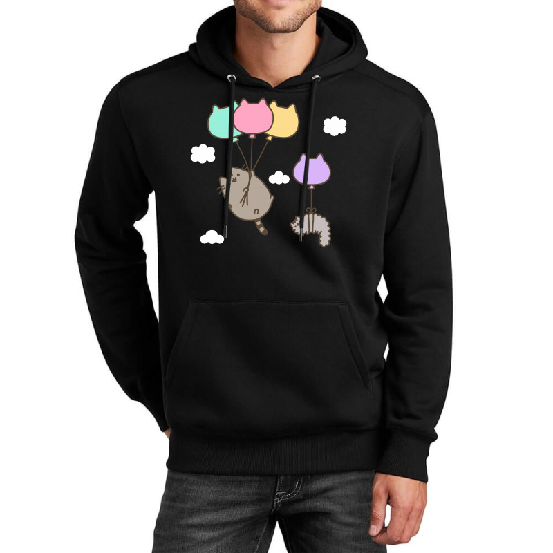 Raninbow Cat Ballon Unisex Hoodie | Artistshot