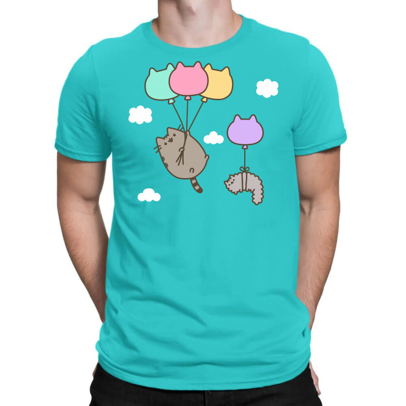 Raninbow Cat Ballon T-shirt | Artistshot