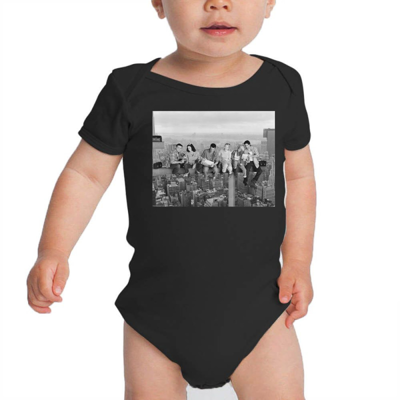 Friends Cast On Skyscraper Baby Bodysuit by PhanBo | Artistshot