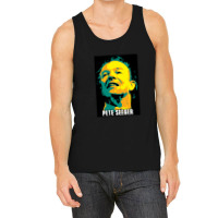 Pete Seeger An American Folk Singer And Social Activist V2 Sticker Tank Top | Artistshot