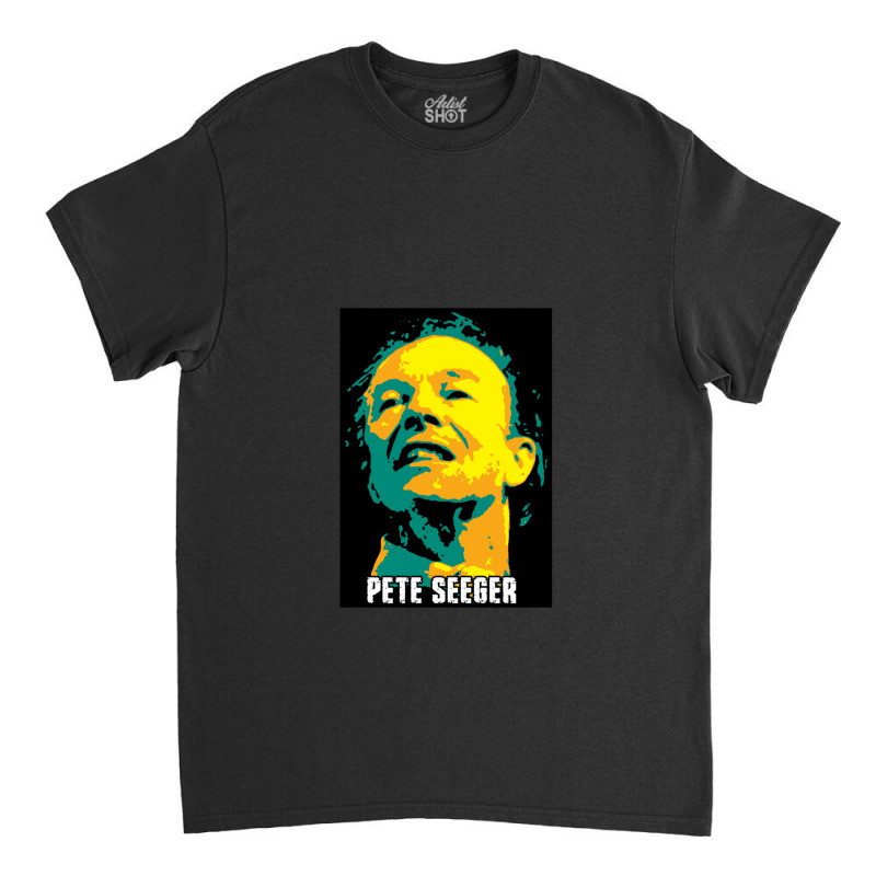 Pete Seeger An American Folk Singer And Social Activist V2 Sticker Classic T-shirt | Artistshot