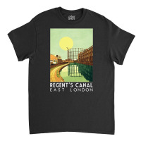 Regents Canal, Regents Canal Vintage, Regents Canal Art, Regents Canal Classic T-shirt | Artistshot