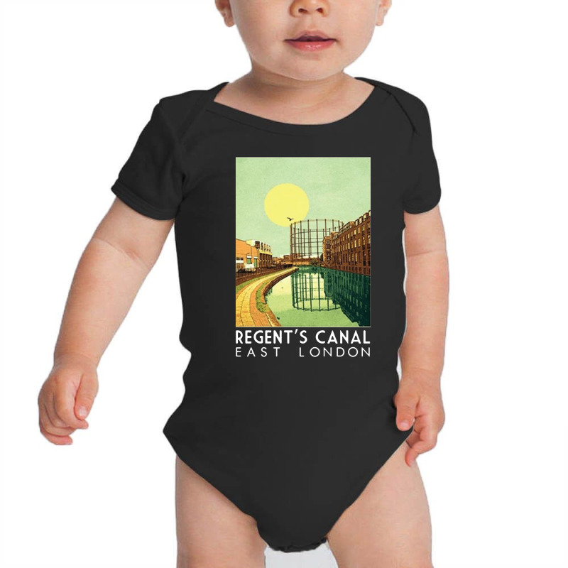 Regents Canal, Regents Canal Vintage, Regents Canal Art, Regents Canal Baby Bodysuit by SHOPODI9 | Artistshot