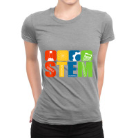 Stem Teacher Science Technology Engineering Math Ladies Fitted T-shirt | Artistshot