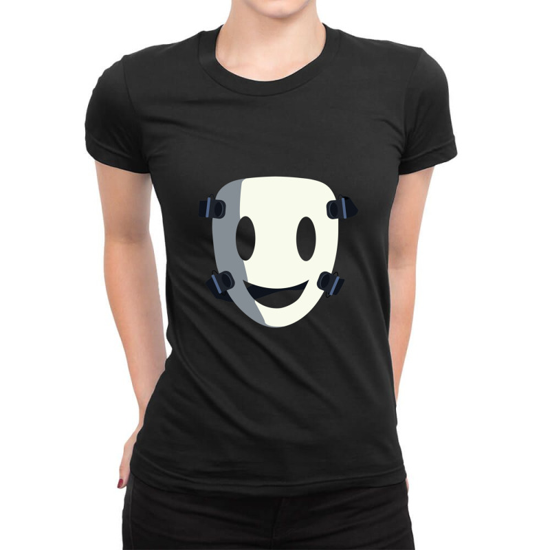 Sniper Mask High Rise Invasion Ladies Fitted T-Shirt by kevinnichols | Artistshot