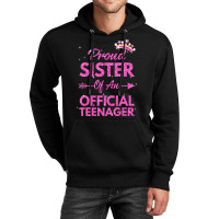 Proud Sister Official Teenager 13th Birthday 13 Year Old Unisex Hoodie | Artistshot