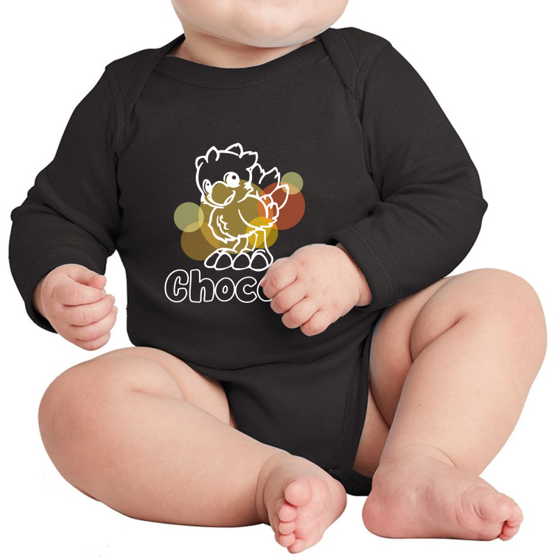 Final Fantasy Chocobo  Final Fantasy 7 Long Sleeve Baby Bodysuit by murdermydudepodcast | Artistshot