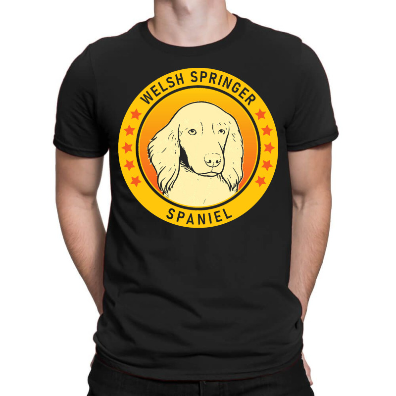 Welsh Springer Spaniel Welsh Springer Spaniel Dog Portrait T-shirt | Artistshot