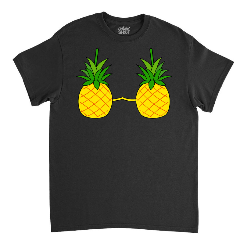 Pineapple Bra Costume Cute Easy Fruit Halloween Gift T Shirt Classic T-shirt by Jay99 | Artistshot