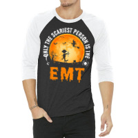 Halloween Emt For Men & Women Emergency Medical Technician 3/4 Sleeve Shirt | Artistshot